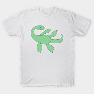 Dino Nessie - Green T-Shirt